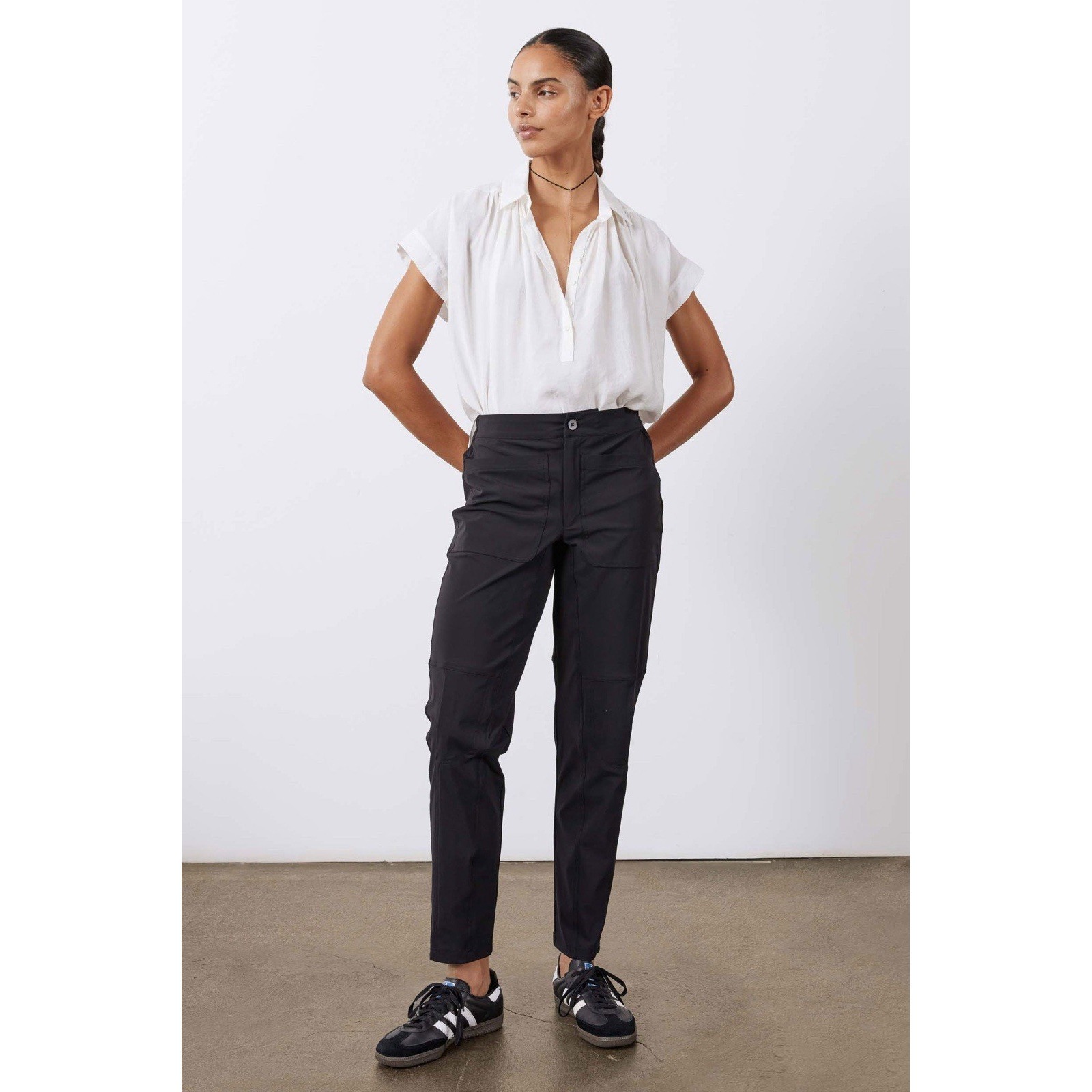 Ruti The Everlasting Slim Pants Black Size 2 Nwt Technical Stretch Trousers